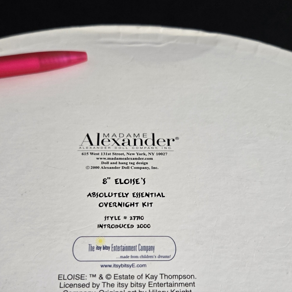 Madame Alexander Eloise Absolutely Essential Overnight Kit Doll Set - Picture 2 of 16
